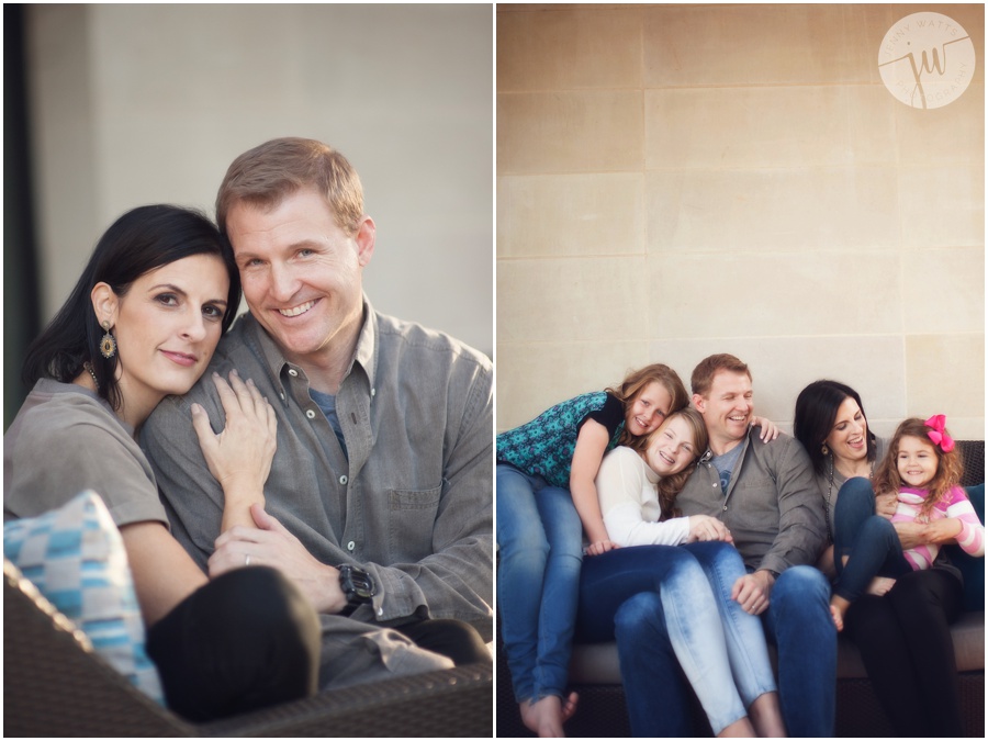 a beautiful family being photographed in their own home using all natural light.